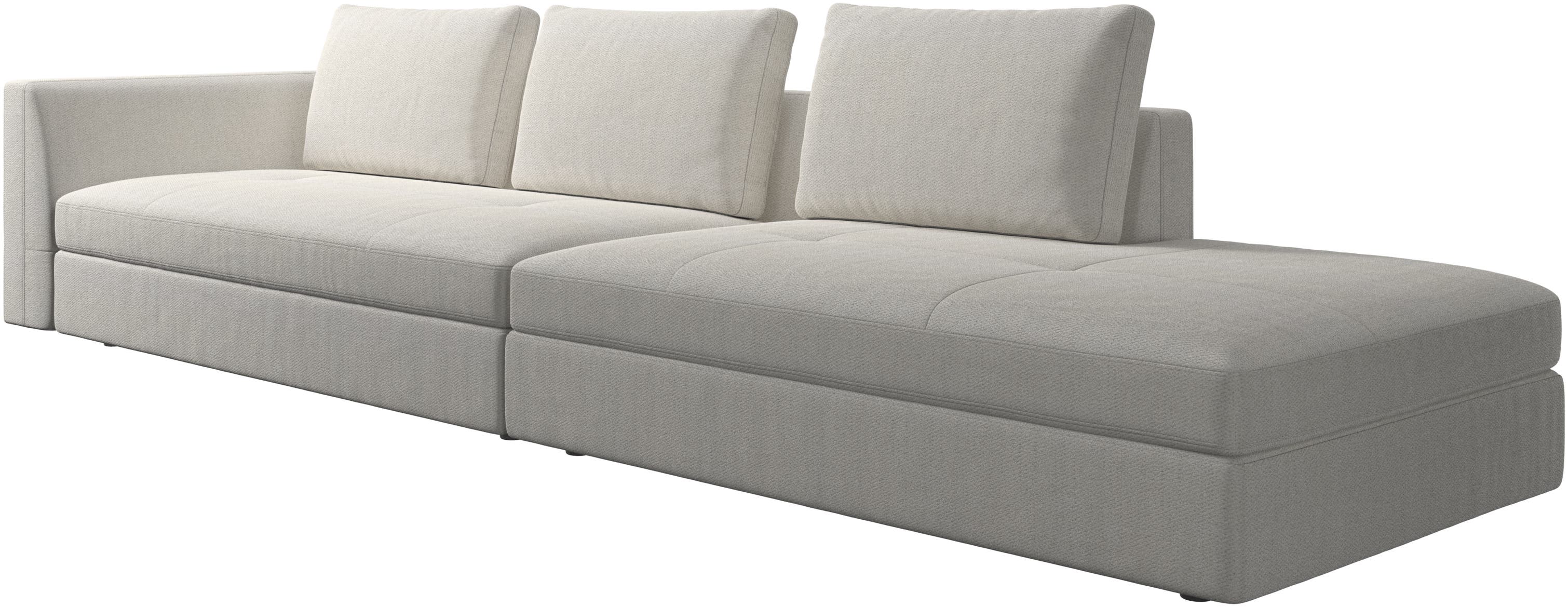 Bergamo sofa with round lounging unit,ライト | ボーコンセプト Bergamo sofa with round lounging unit,ライト | ボーコンセプト